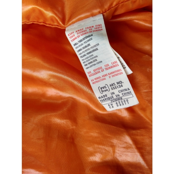 PUMA Super Thick Puffer Blue Red Multi-Pocket High Collar Zip Jacket - Picture 11 of 12